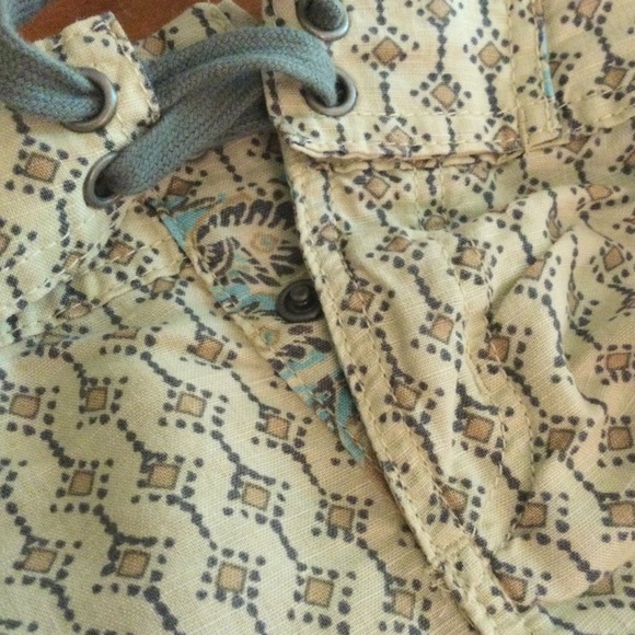 Free People- Favorite Linen Board Shorts. Size 12 - Picture 6 of 8